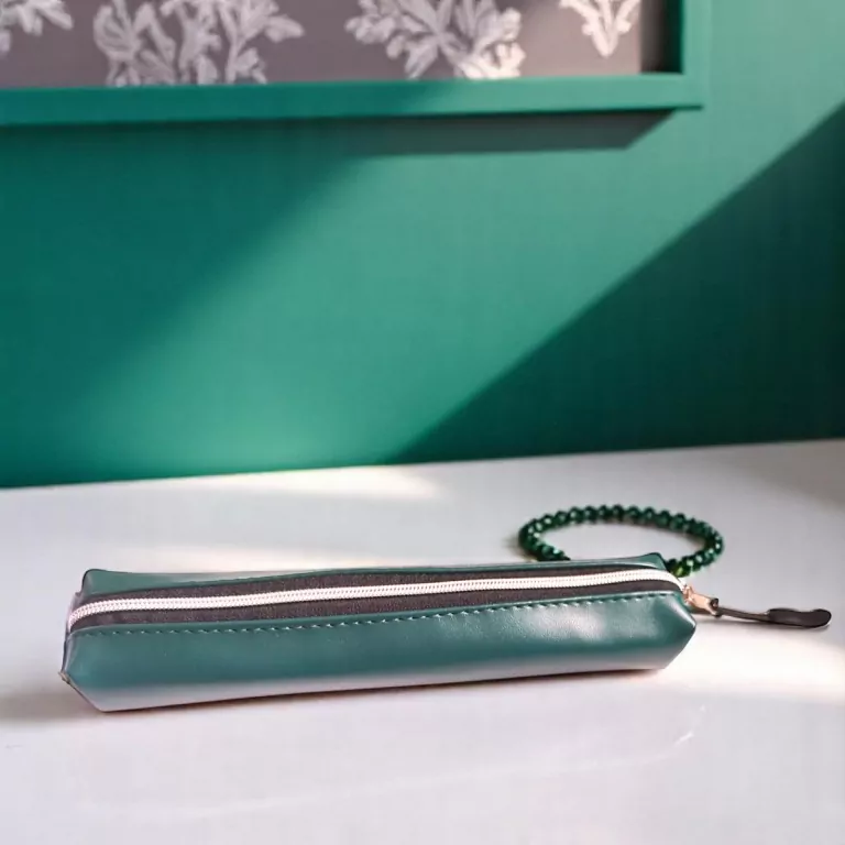 Piórnik mini Malachit zielony - tantis.pl