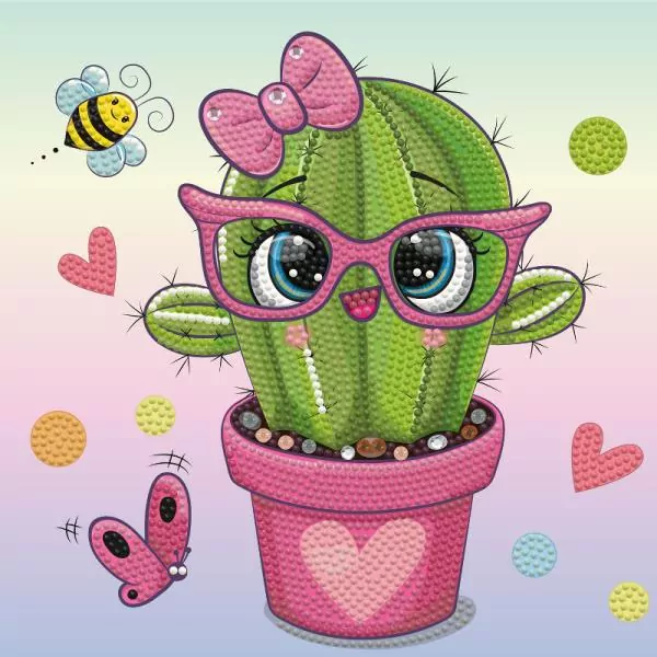 Diamond Dotz - Pretty In Pink Cactus - tantis.pl