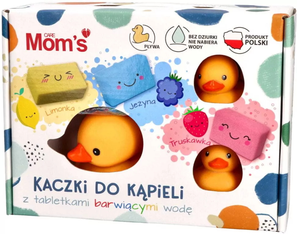 Kaczki do kąpieli z tabletkami barwiącymi wodę - tantis.pl