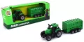 Traktor rolniczy z przyczepą zielony. Zabawka. Pro Kids - tantis.pl