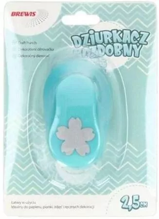 Dziurkacz ozdobny. Kwiatek 2,5cm, mix - tantis.pl