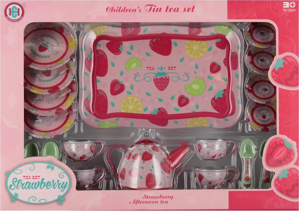 Naczynia kuchenne metalowe z tacą Mega Creative 545111 - tantis.pl