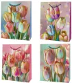 Torebka prezentowa uniwersalna M Tulipany mix - tantis.pl