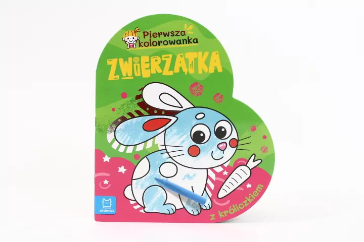 Zwierzątka. Pierwsza kolorowanka z króliczkiem - tantis.pl
