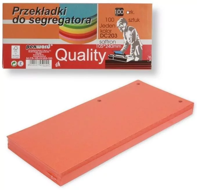 Przekładki do segregatora saffron - tantis.pl