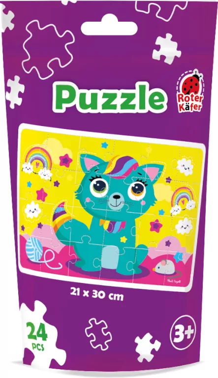 Puzzle edukacyjne - Bajkowy kot - tantis.pl
