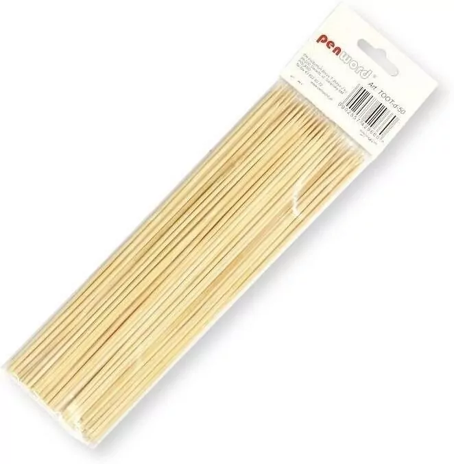 Drewniane patyczki długie 250mm - tantis.pl
