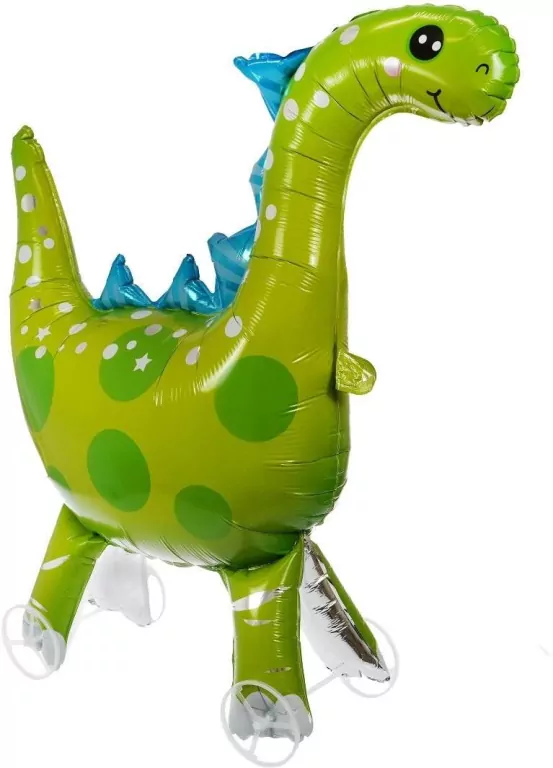 Balon foliowy jeżdżący z kółkami - dinozaur - tantis.pl