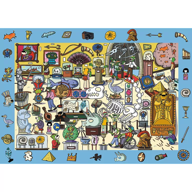 Puzzle 100 Obserwacyjne - Spy Guy Muzeum TREFL - tantis.pl
