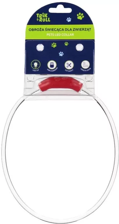 Obroża świecąca LED USD 70cm - tantis.pl