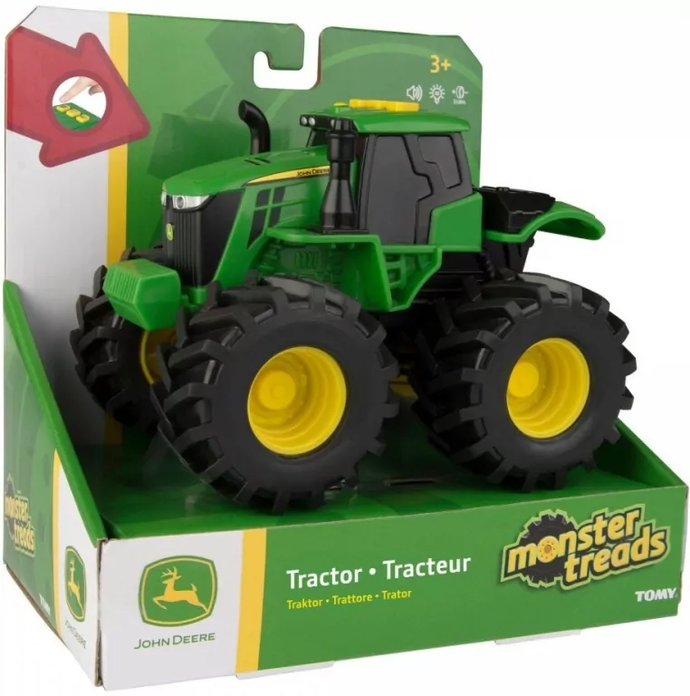 Traktor John Deere Monster. Światło i dźwięk - tantis.pl