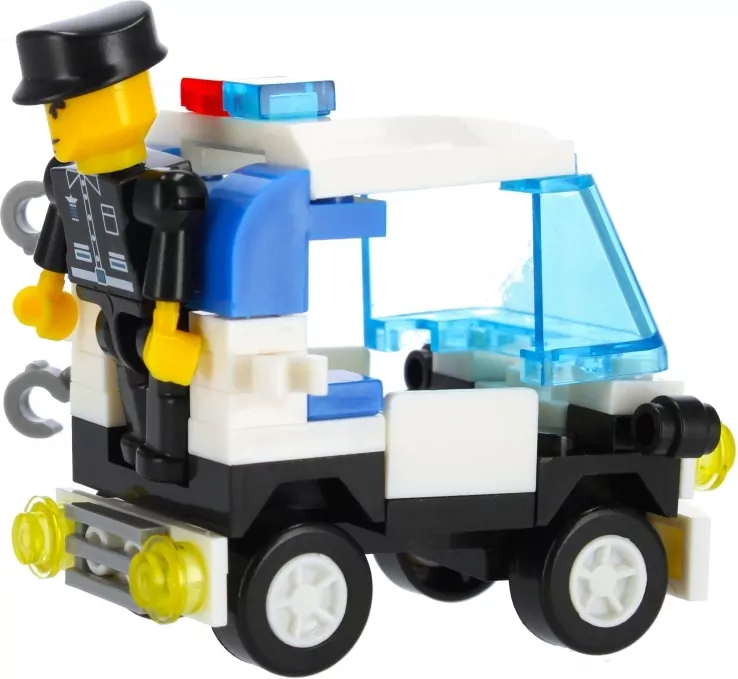 Klocki konstrukcyjne Policja mix ALLEBLOX - tantis.pl