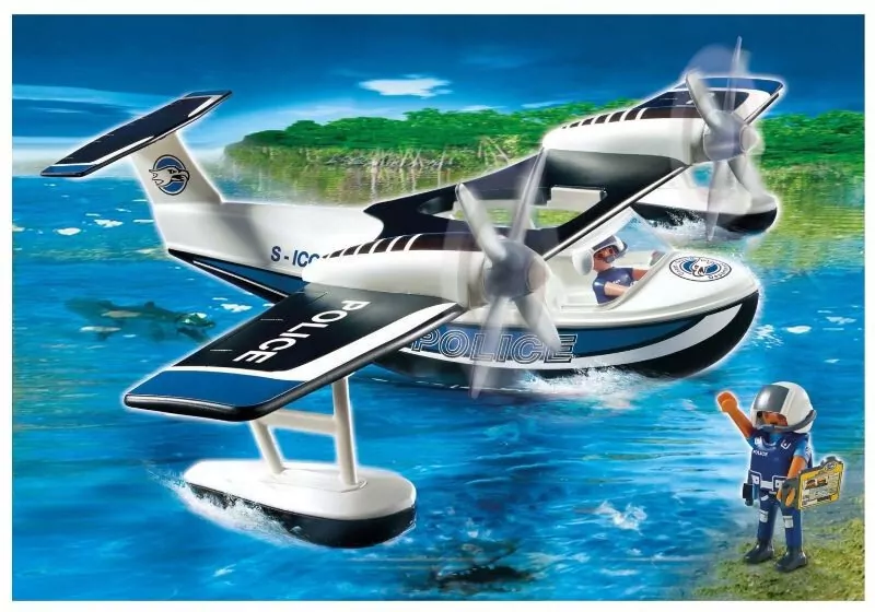 Wodolot policyjny. Zestaw figurek City Action 4445 - tantis.pl