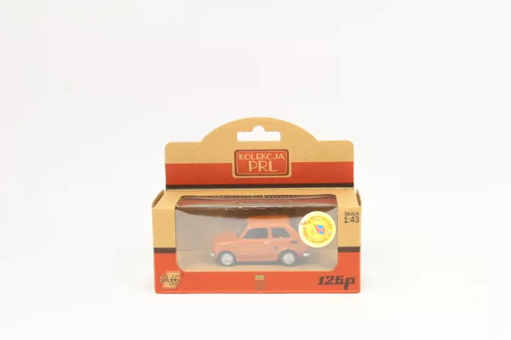Kolekcja PRL. Fiat 126p. Brązowy - tantis.pl