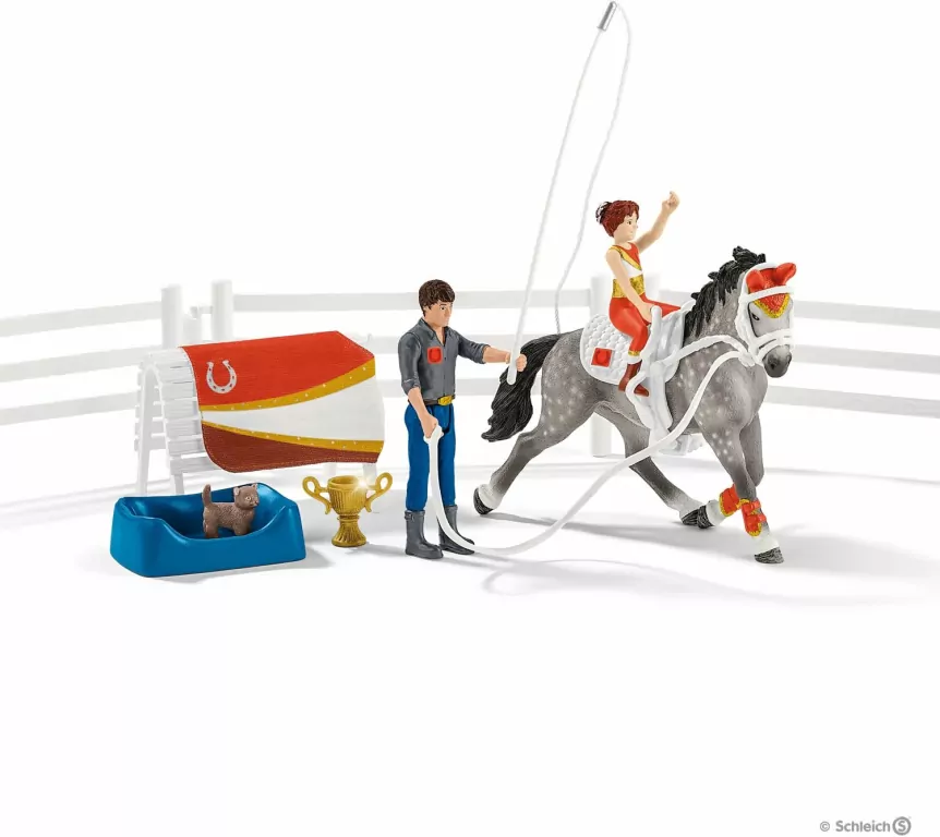 Schleich. Horse Club. Zestaw do woltyżerki Mii - tantis.pl