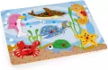 Układanka drewno. Zwierzęta morskie - tantis.pl