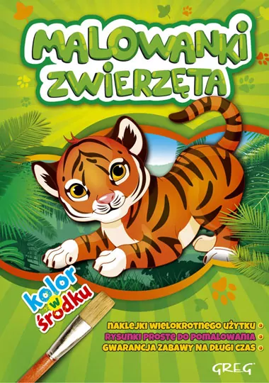 Zwierzęta. Malowanki - tantis.pl