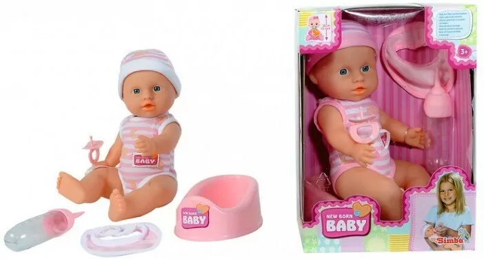 New Born Baby Lalka funkcyjna, 30 cm - tantis.pl