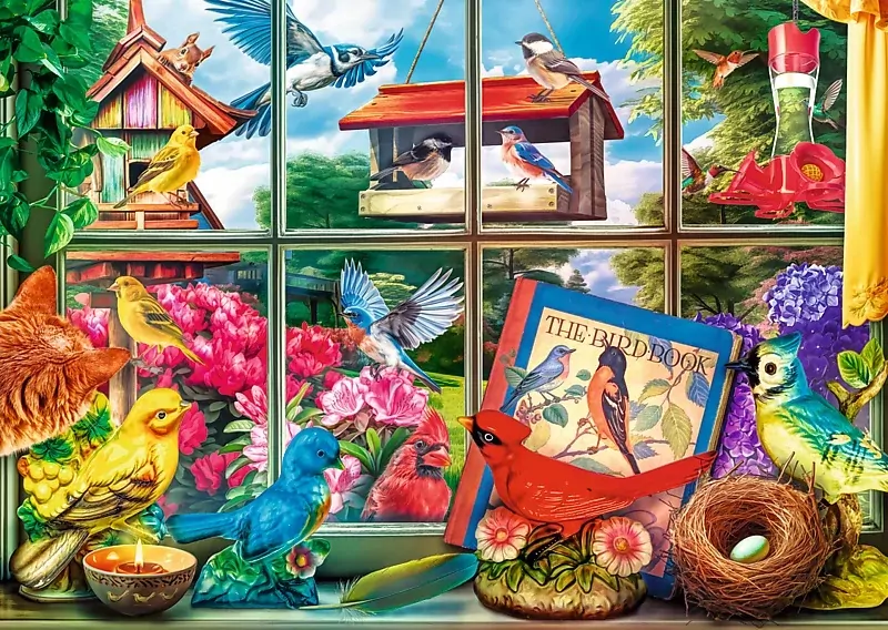 Puzzle 1000 Świat ptaków TREFL - tantis.pl
