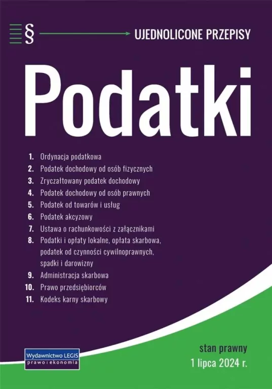 Podatki. Ujednolicone przepisy - tantis.pl