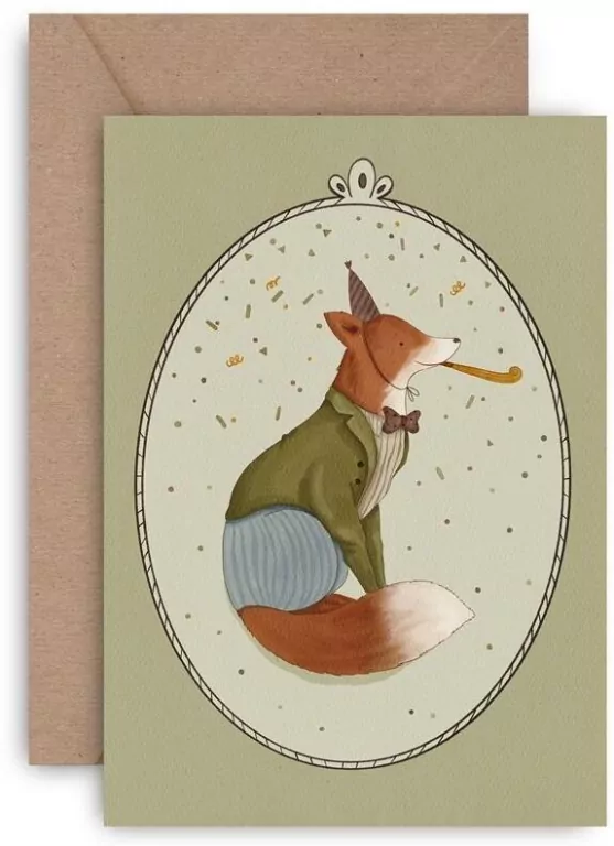 Karnet urodzinowy happy birthday lisek - tantis.pl