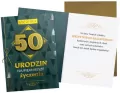 Karnet B6 Urodziny 50 męskie - tantis.pl