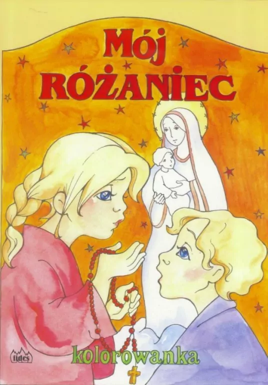 Mój różaniec kolorowanka - tantis.pl
