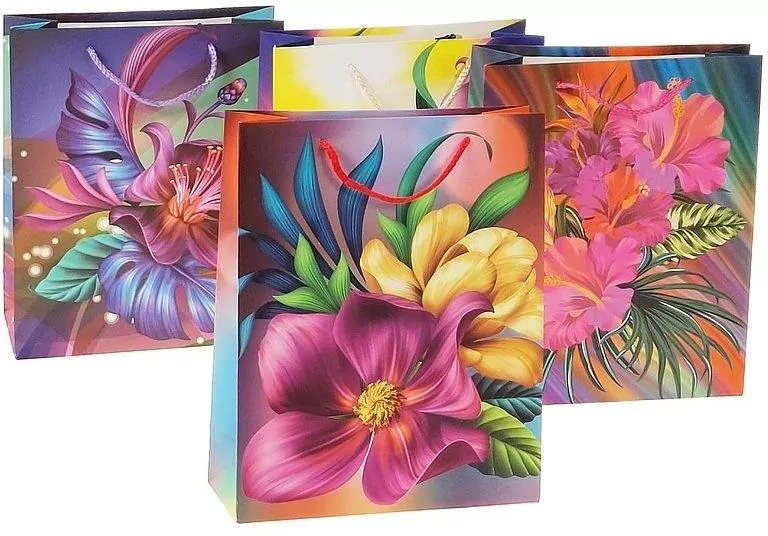 Torebka prezentowa 32x26x10cm MIX - tantis.pl