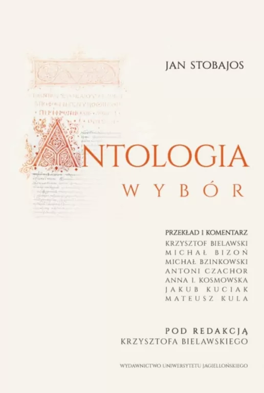 Antologia. Wybór - tantis.pl