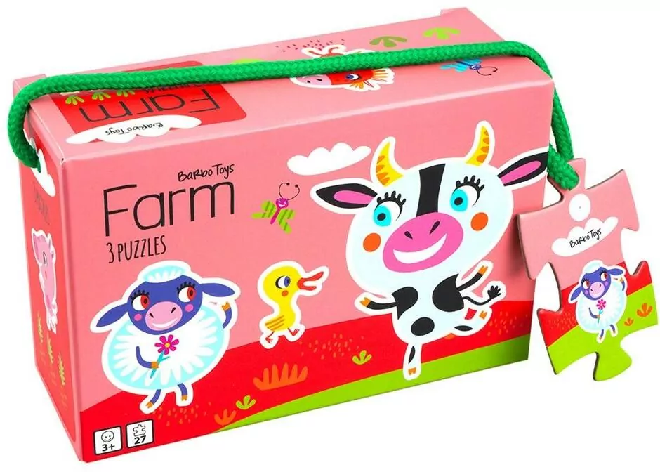 Moje pierwsze puzzle, 3 układanki - tantis.pl