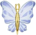 Balon foliowy Motyl 69x69cm błękit - tantis.pl