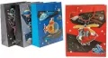 Torebka prezentowa 32x26x10cm pompon MIX - tantis.pl