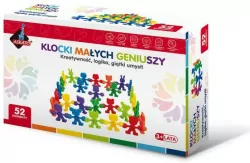 Klocki małych geniuszy. 52 elementy
