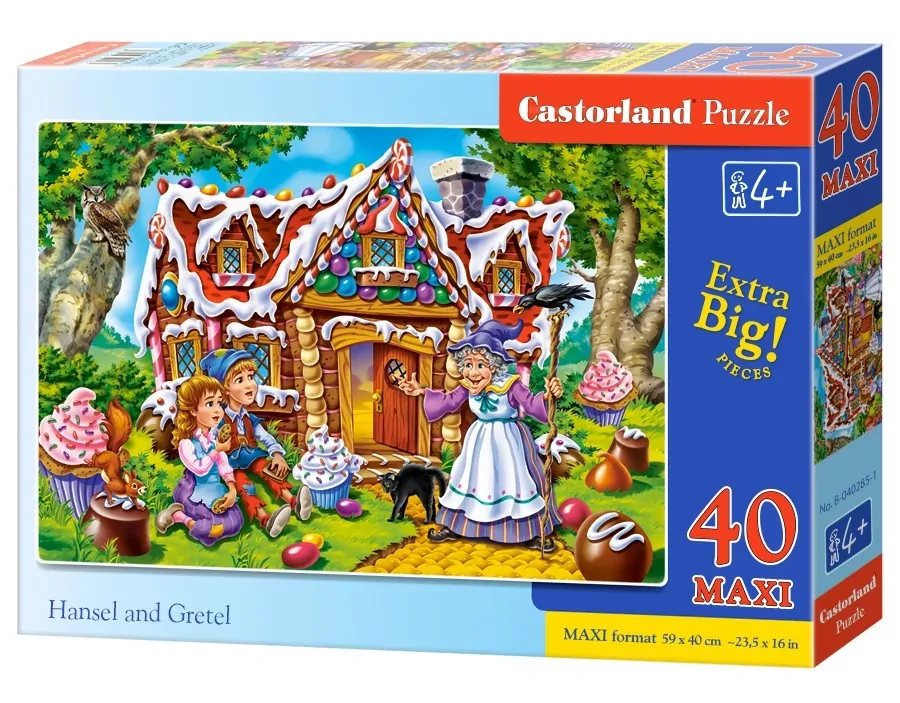 Puzzle 40 maxi. Hansel and Gretel. - tantis.pl