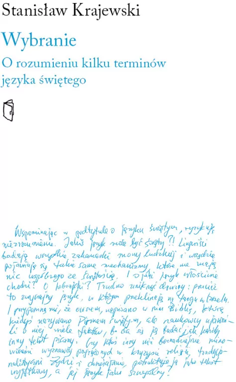 Wybranie. O rozumieniu kilku terminów języka św. - tantis.pl