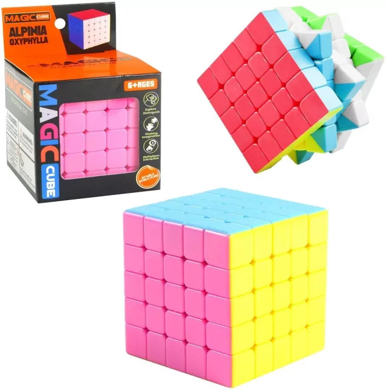 Kostka układanka logiczna 5x5x5cm - tantis.pl