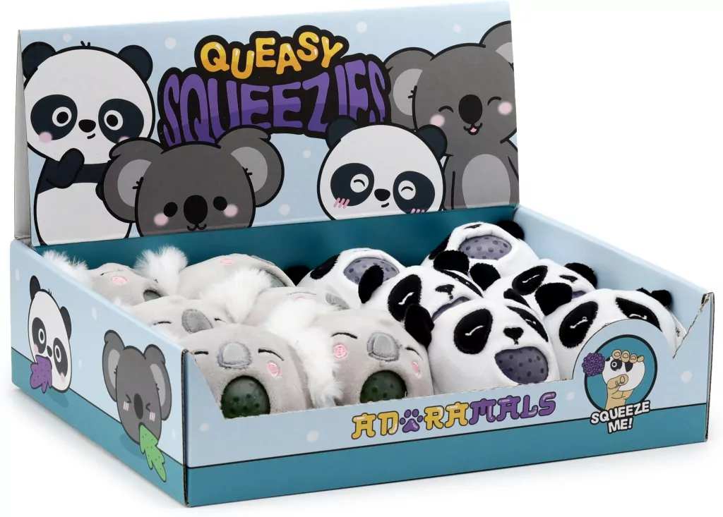 Pluszowa zabawka do ściskania Panda i Koala MIX - tantis.pl