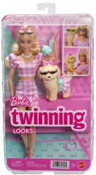 Barbie Jednakowa stylizacja Lalka i piesek - tantis.pl