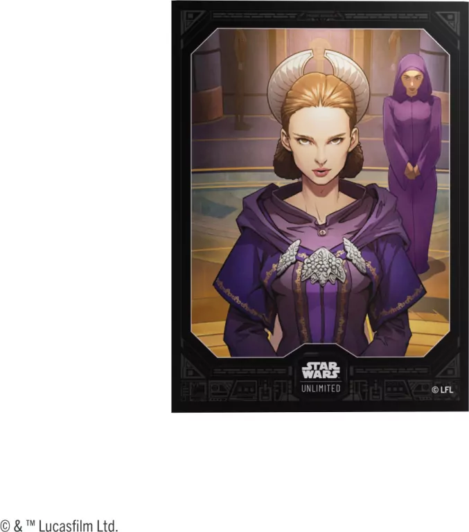 Gamegenic: Star Wars Unlimited Card Game - Premium Art Sleeves - Padme Amidala - tantis.pl