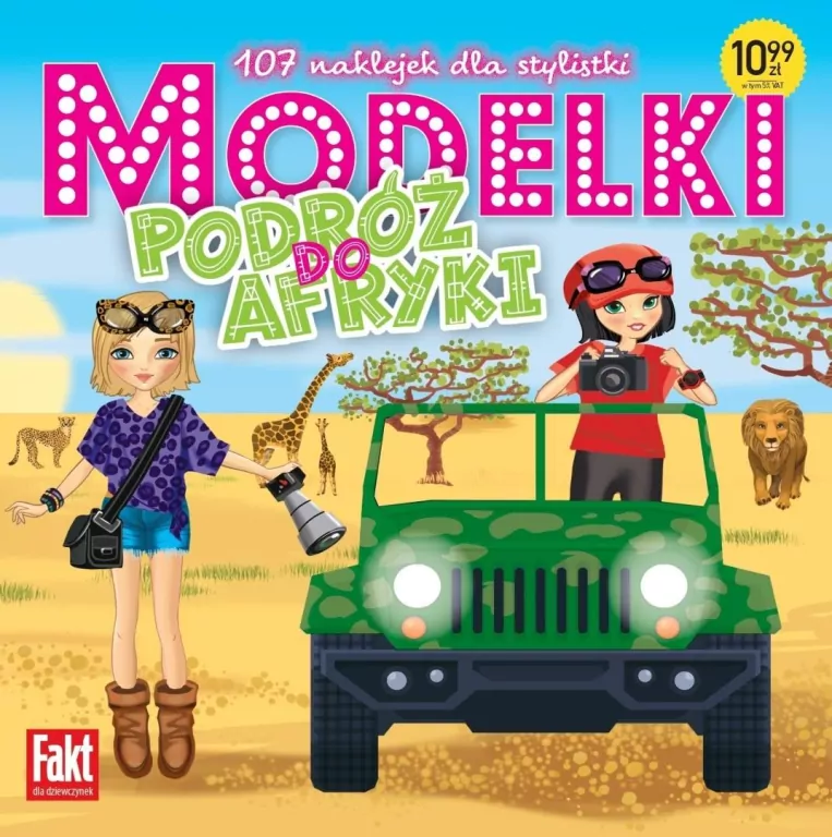Modelki Podróż do Afryki. 107 naklejek.. - tantis.pl