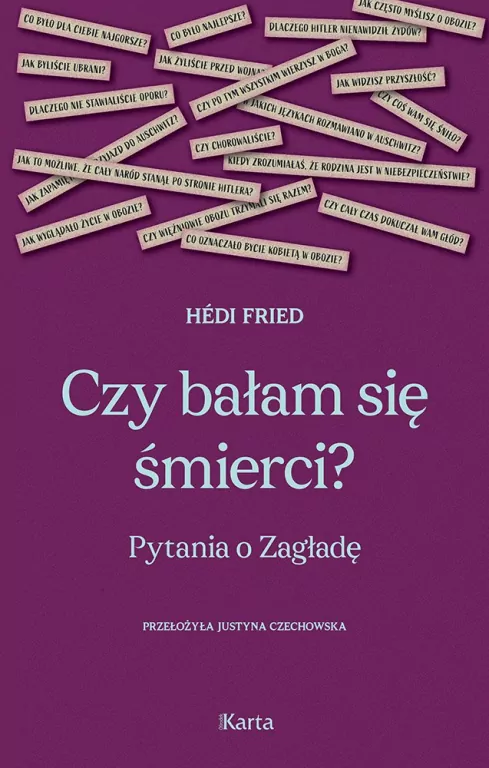 Czy bałam się śmierci? Pytania o Zagładę - tantis.pl