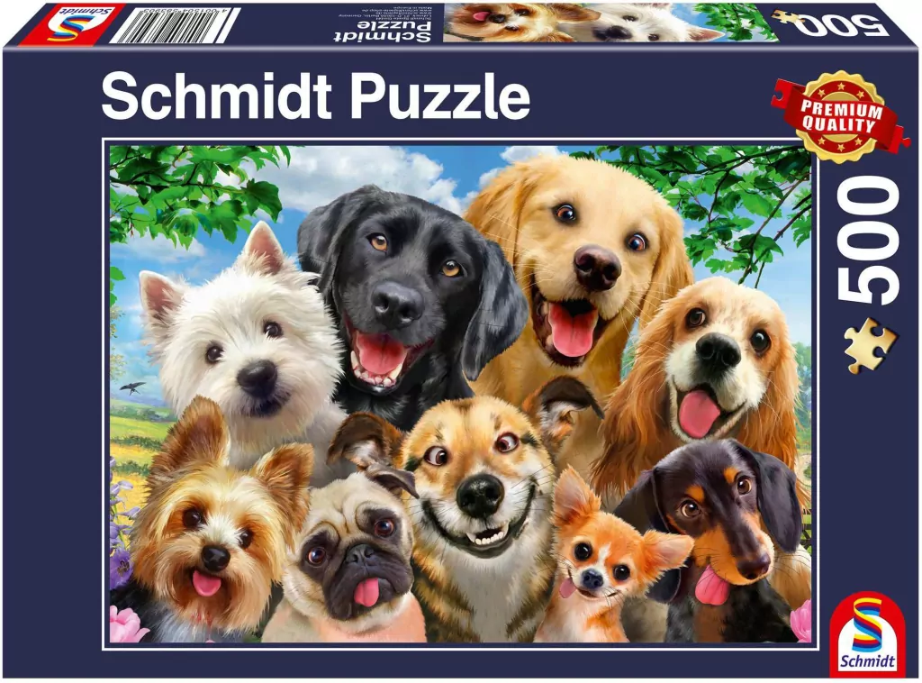 Puzzle PQ 500 Psy robią selfie G3 - tantis.pl