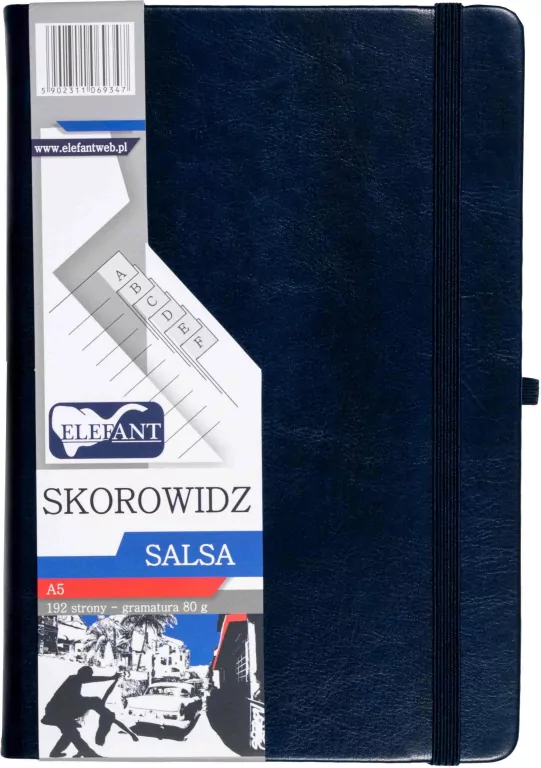 Skorowidz A5 Salsa granatowy - tantis.pl