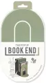 Book End. Podpórka pod książki. Oliwkowa - tantis.pl