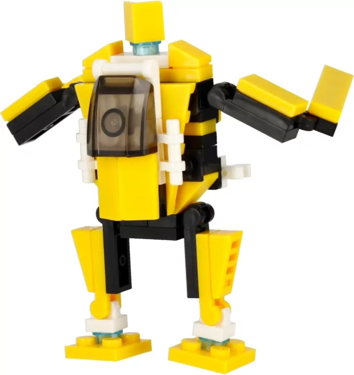 Klocki konstrukcyjne Alleblox RobotUnion 62el żółty - tantis.pl