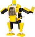 Klocki konstrukcyjne Alleblox RobotUnion 62el żółty - tantis.pl