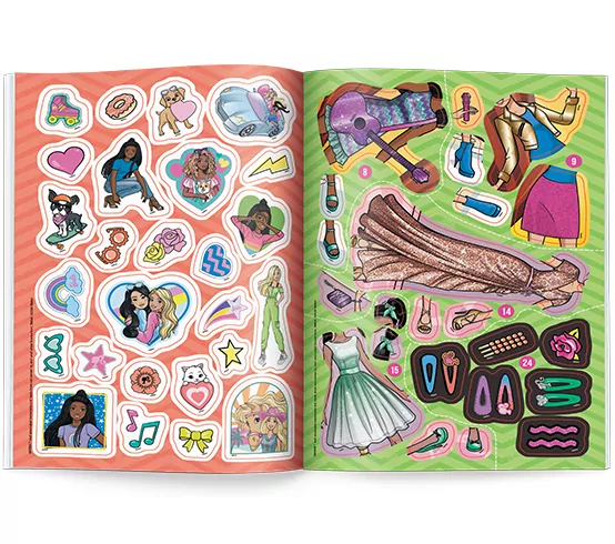 Barbie. Ubieranki, naklejanki - tantis.pl