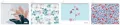 Teczka A4 na suwak flower mix - tantis.pl