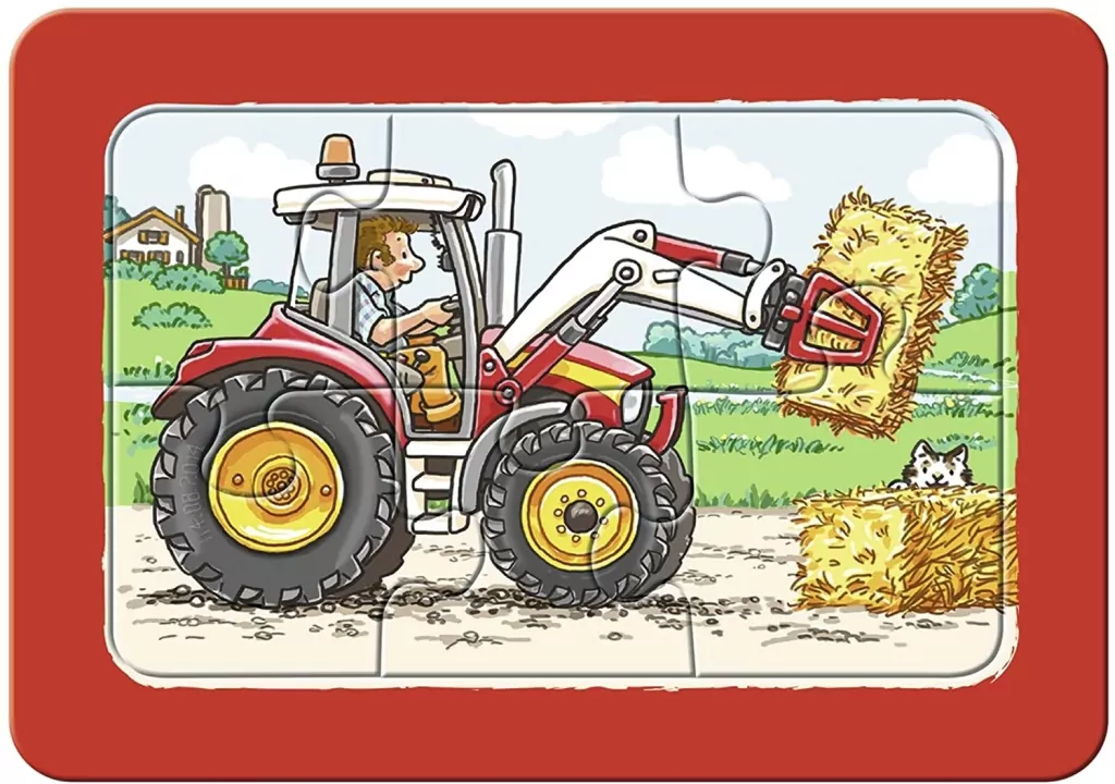 Ravensburger. Puzzle 3x6 elementów. Pojazdy - tantis.pl