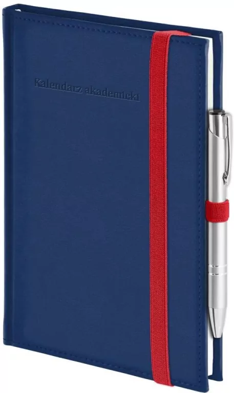 Kalendarz akad. 2026/2027 A5 tyg. Nebraska granat - tantis.pl